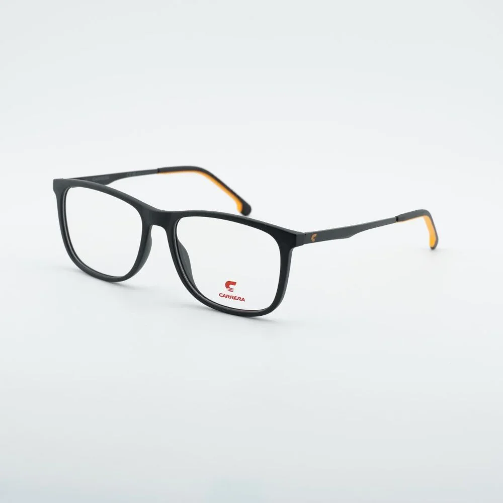 Carrera CARRERA2045T 08LZ 00 Junior Eyeglasses Black/Orange Square Frame